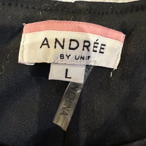 Andree by Unit Black Sequin Long Sleeve mini Cocktail Dress size Large - Picture 2 of 5